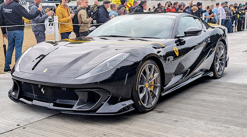 Ferrari 812 Competizione — photographie d’un exemplaire du modèle, sans attribution de propriété